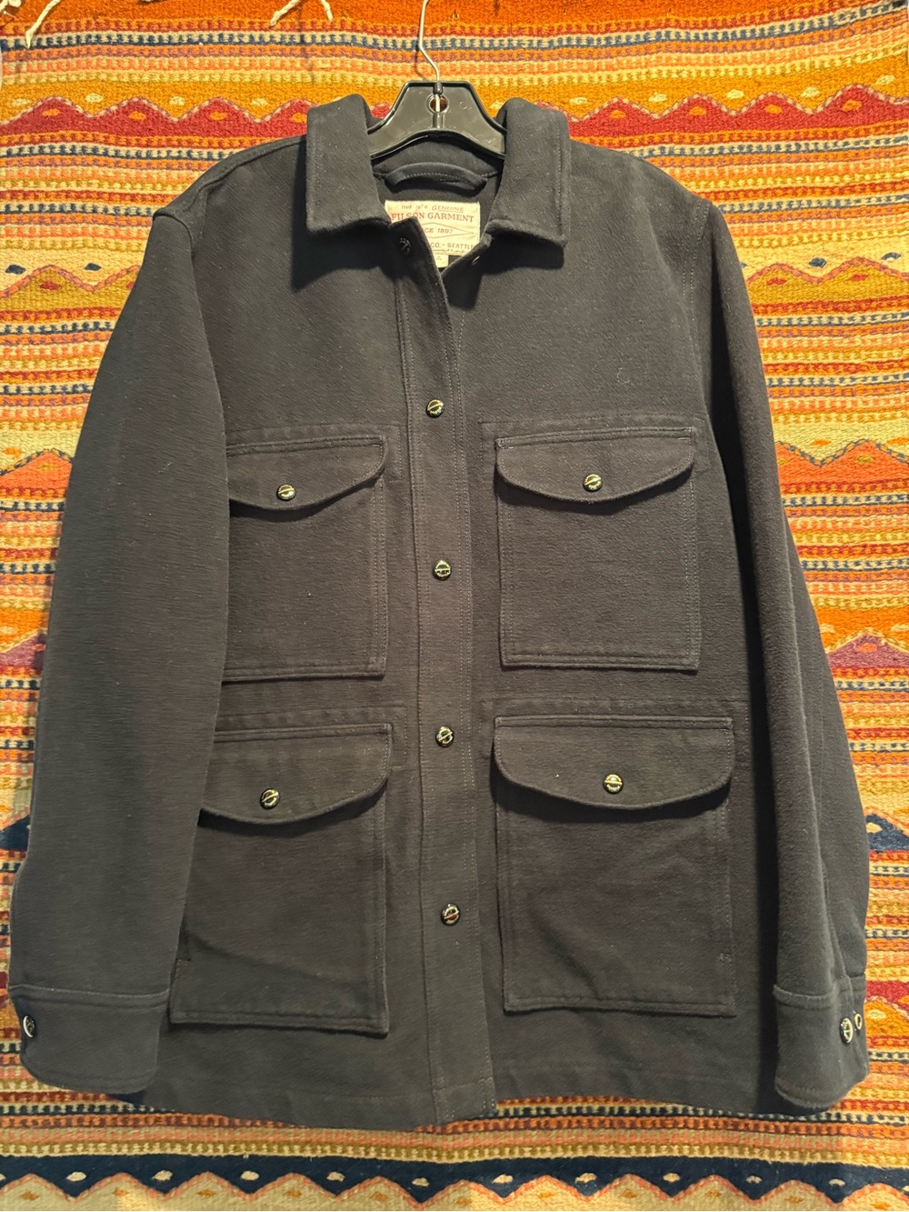 Filson Women's Beartooth Work Coat in Anthracite